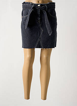 Jupe courte poches gris SALSA femme