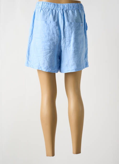 Short fermeture zippée sous rabat boutonné taille haute bleu TOMMY HILFIGER femme