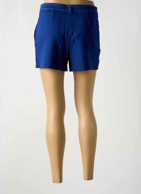 Short taille à pinces taille haute bleu LACOSTE femme