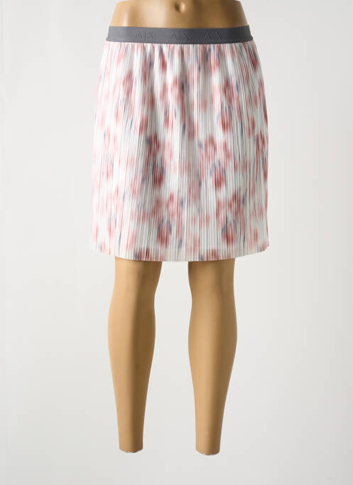 Jupe courte taille haute rose ARMANI EXCHANGE femme