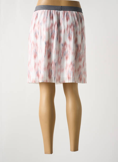 Jupe courte taille haute rose ARMANI EXCHANGE femme