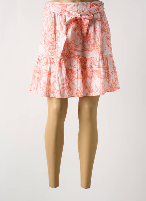 Jupe courte orange TOMMY HILFIGER pour femme