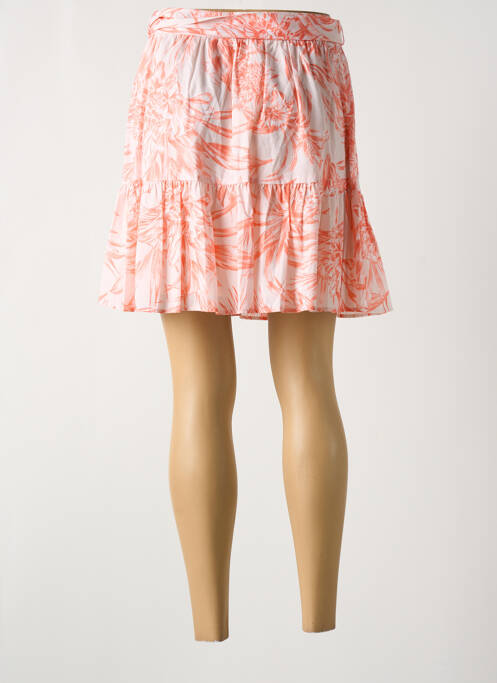 Jupe courte orange TOMMY HILFIGER pour femme