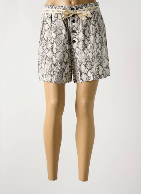 Short beige LE TEMPS DES CERISES pour femme
