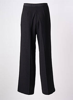 Pantalon large fermeture zip latéral taille haute noir LE TEMPS DES CERISES femme
