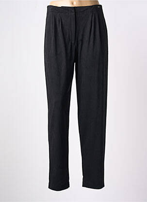 Pantalon droit stretch taille haute noir ARMANI EXCHANGE femme