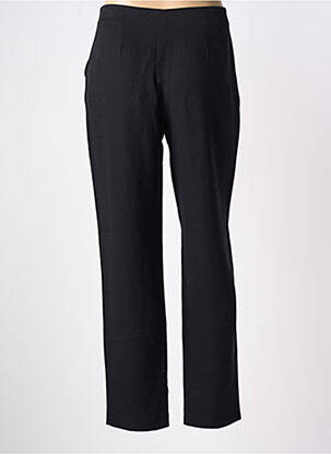 Pantalon droit taille à pinces taille haute noir ARMANI EXCHANGE femme