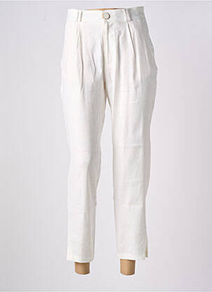 Pantalon 7/8 taille haute taille haute blanc SALSA femme