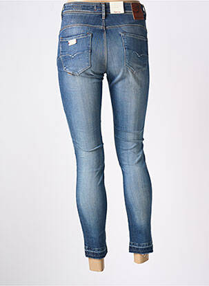 Jeans coupe slim stretch taille haute bleu SALSA femme