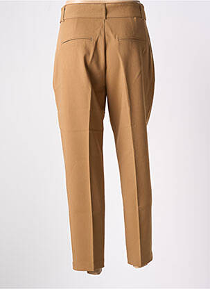 Pantalon droit coupe carotte taille haute beige SALSA femme
