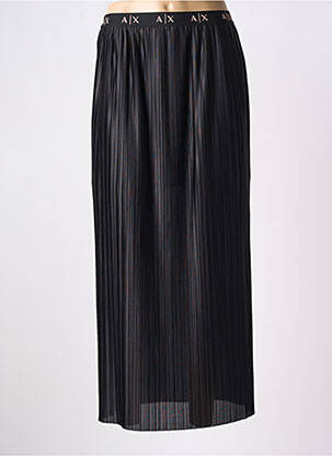 Jupe longue taille haute noir ARMANI EXCHANGE femme