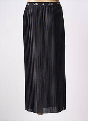 Jupe longue taille haute noir ARMANI EXCHANGE femme