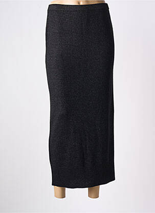 Jupe longue taille haute noir ARMANI EXCHANGE femme