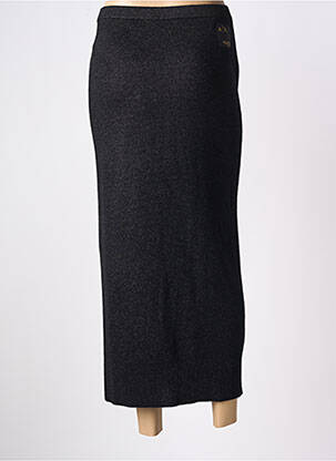 Jupe longue taille haute noir ARMANI EXCHANGE femme