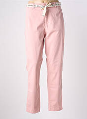 Pantalon chino rose LE TEMPS DES CERISES pour femme seconde vue