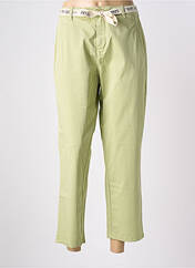 Pantalon chino vert LE TEMPS DES CERISES pour femme seconde vue