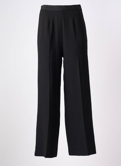 Pantalon large fermeture zip latéral taille haute noir LE TEMPS DES CERISES femme