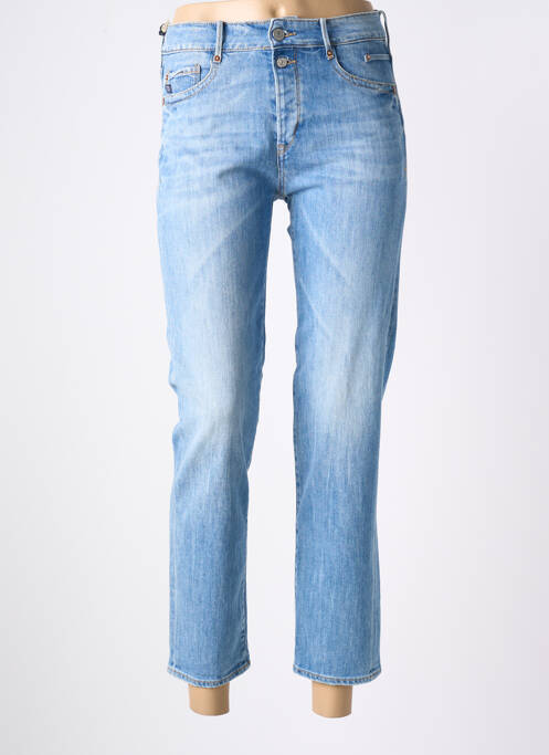 Jeans coupe droite bleu LE TEMPS DES CERISES pour femme