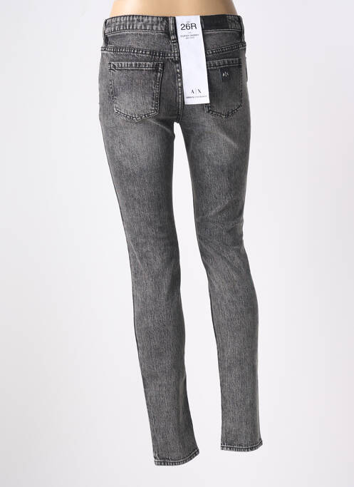Jeans skinny gris ARMANI EXCHANGE pour femme