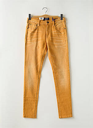Jeans coupe slim stretch taille normale jaune SCOTCH & SODA homme