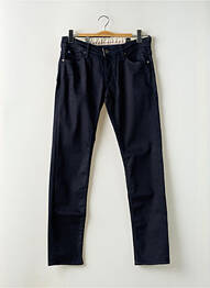 Jeans coupe slim fermeture boutonnée sur le devant taille normale bleu LE TEMPS DES CERISES homme