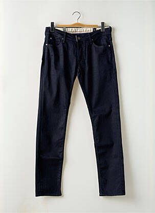 Jeans coupe slim fermeture boutonnée sur le devant taille normale bleu LE TEMPS DES CERISES homme