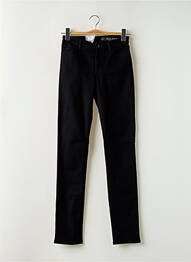 Jeans coupe slim stretch taille haute noir ARMANI femme