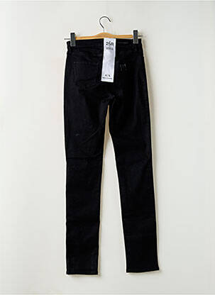 Jeans coupe slim stretch taille haute noir ARMANI femme
