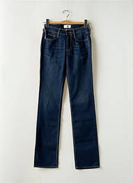 Jeans coupe droite stretch taille normale bleu LE TEMPS DES CERISES femme