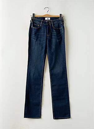 Jeans coupe droite stretch taille normale bleu LE TEMPS DES CERISES femme