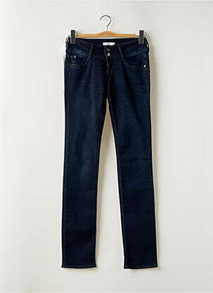 Jeans coupe slim taille basse taille basse bleu LE TEMPS DES CERISES femme