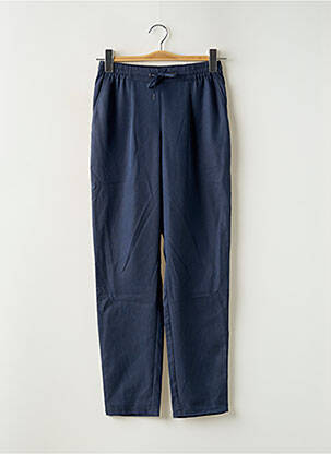 Pantalon droit taille haute taille haute bleu TOMMY HILFIGER femme