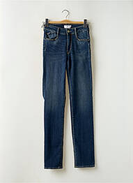 Jeans coupe slim stretch taille normale bleu LE TEMPS DES CERISES femme