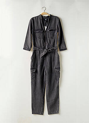 Combi-pantalon coupe cintrée manches 3/4 gris LE TEMPS DES CERISES femme