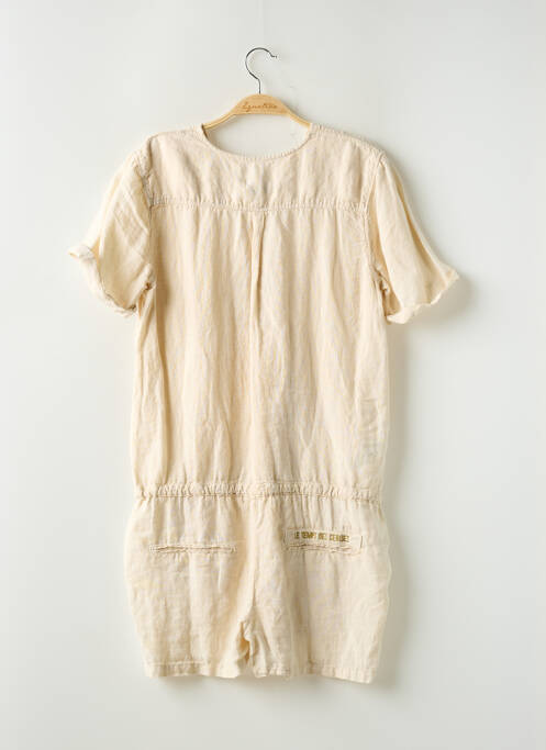 Combishort poches manches courtes beige LE TEMPS DES COULEURS femme