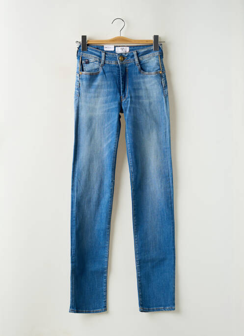 Jeans coupe slim bleu LE TEMPS DES CERISES pour femme
