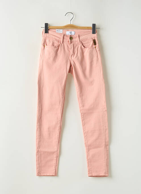 Jeans coupe slim rose LE TEMPS DES CERISES pour femme