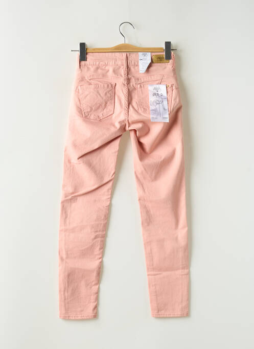 Jeans coupe slim rose LE TEMPS DES CERISES pour femme