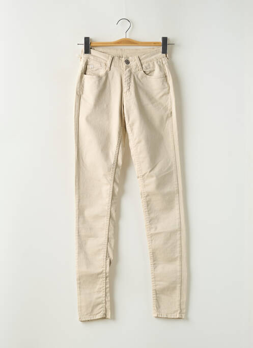 Jeans skinny beige LE TEMPS DES CERISES pour femme