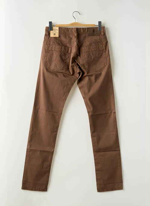 Pantalon droit marron MCS pour homme