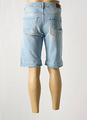 Bermuda coupe droite taille normale bleu LE TEMPS DES CERISES homme