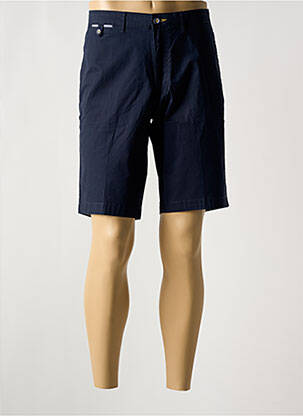 Bermuda stretch taille normale bleu fonce BUGATTI homme