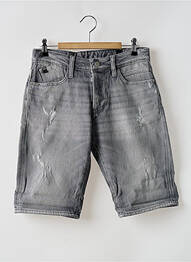Bermuda poches taille normale gris LE TEMPS DES CERISES homme