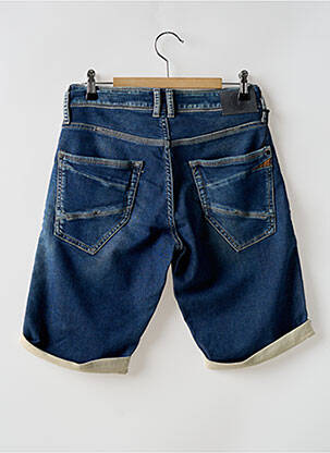Bermuda tissage denim taille normale bleu LE TEMPS DES CERISES homme