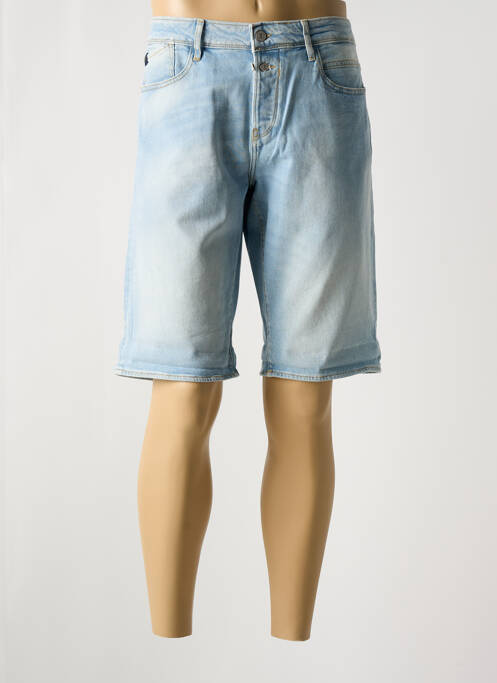 Bermuda bleu LE TEMPS DES CERISES pour homme