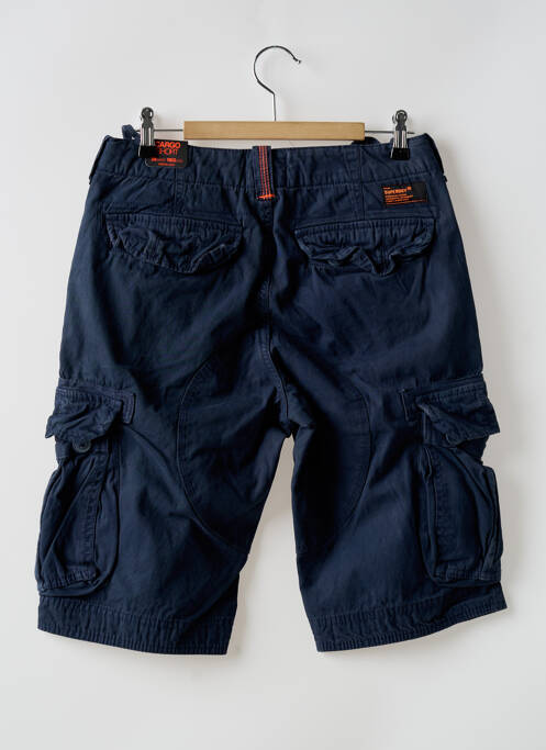 Bermuda bleu SUPERDRY pour homme