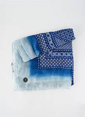 Foulard bleu LE TEMPS DES CERISES pour femme seconde vue