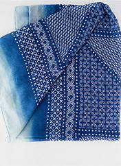 Foulard bleu LE TEMPS DES CERISES pour femme seconde vue