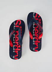 Tongs bleu SUPERDRY pour homme seconde vue
