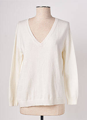 Pull coupe cintrée manches longues beige ARTLOVE femme